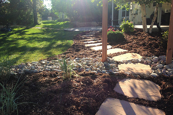 Highlands Ranch Landscape path installation project